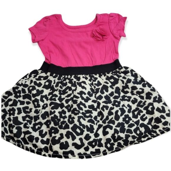 Children's Place leopard dress 9-12mo - Picture 1 of 3
